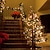 ieftine Fâșii LED-Pachet de 2 lumini solare lumini de Crăciun decorare în aer liber 12m 120 leduri lumini din sârmă de cupru cu 8 moduri decor rezistent la apă lumini din sârmă de cupru pentru curte copaci petrecere