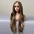 cheap Synthetic Lace Wigs-Synthetic Lace Wig Curly Style 26 inch Brown Middle Part 13x1 Lace Front Wig Women&#039;s Wig Brown