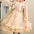 Χαμηλού Κόστους Φορέματα για πάρτι-Παιδιά Κοριτσίστικα Φόρεμα για πάρτυ Συμπαγές Χρώμα Μακρυμάνικο Γάμου Ειδική Περίσταση Λατρευτός Γλυκός Βαμβάκι Πολυεστέρας Ως το Γόνατο