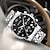 cheap Quartz Watches-OLEVS Luxury Watch for Men Chronograph Luminous Quartz Watch Large Dial Day Date Metal Stainless Steel Waterproof Wrist Watch Fashion Stylish Business Classic Christmas Gift