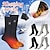billige varmeutstyr-vinter varme sokker menn kvinner selvvarmende sokker termisk varme elektriske sokker med batterikoffert trekking ski sykling utendørs sport jakt motorsykkel støvler fotturer
