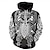 cheap Everyday Cosplay Anime Hoodies &amp; T-Shirts-Vikings Warriors Viking Tattoo Hoodie Cartoon Manga Anime Front Pocket Graphic Hoodie For Couple&#039;s Men&#039;s Women&#039;s Adults&#039; 3D Print Casual Daily