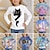 billige piges 3d t-shirts-Pige 3D Dyr Kat T-shirt Langærmet 3D-udskrivning Efterår Vinter Aktiv Sport Mode Polyester Børn 3-12 år udendørs Daglig Regulær