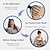 billige Kroppsmassasje-elektrisk hodebunnsmassasjeapparat blekksprutklo håndfri terapeutisk hodeskraper avlastning hårstimulering oppladbar stressavlastningsgave