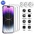 cheap iPhone Screen Protectors-3-PCS Tempered Glass Film+ 3-PCS Camera Lens Protector For iPhone 14 13 12 Pro Max Mini 11 Pro Max 9D Touch Compatible Tempered Glass