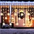 お買い得  ＬＥＤライトストリップ-3.5m96ledsスノーフレークカーテンストリングライトledクリスマスカーテンライトリビングルーム寝室クリスマス新年結婚式バレンタインデー装飾
