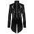 cheap Medieval-Retro Vintage Punk &amp; Gothic Medieval 17th Century Coat Masquerade Tailcoat Prince Nobleman Men&#039;s Carnival Party / Evening Coat