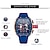 cheap Quartz Watches-MINI FOCUS Quartz Sport Watch Gift for men Chronograph Luminous Calendar Army Mens Watches Top Brand Luxury Silicone Band Waterproof