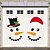 voordelige kerst versiering-merry christmas decorations garagedeur decor sneeuwpop magneten stickers koelkast decal sneeuwpop gezicht garage kerst set reflecterende auto magnetische stickers voor xmas vakantie koelkast decor