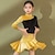 Χαμηλού Κόστους Παιδικά Ρούχα Χορού-Παιδικά Ρούχα Χορού Φούστες Σχέδιο / Στάμπα Πλαϊνό ντραπέ Πλισέ Κοριτσίστικα Επίδοση Εκπαίδευση Μακρυμάνικο Πολυεστέρας Βελούδο