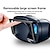 cheap Game Consoles-VR Headset with Controller Adjustable 3D VR Glasses Virtual Reality Headset HD Blu-ray Eye Protected Support 57 Inch for Phone/Android 222
