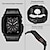 رخيصةأون عصابات Apple Watch-الحماية العسكرية متوافق مع Apple Watchband قابل للتعديل متنفس سيليكون استبدال حزام الساعة إلى Series 6 / SE / 5/4 44mm Apple Watch Series 8 Apple Watch Series 1