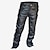 cheap Casual Pants-Men&#039;s Trousers Faux Leather Pants Pocket Straight Bandage Leg Solid Color Waterproof Full Length Daily Holiday Going out Faux Leather Stylish Classic Black