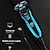お買い得  脱毛器・シェーバー-新しい電気シェーバーウォッシャブル充電式電気かみそりシェービング機男性用ひげトリマー乾式兼用