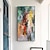 abordables Pinturas de animales-Pintura al óleo hecha a mano lienzo decoración de arte de la pared entrada vertical abstracta moderna para la decoración del hogar pintura sin marco enrollada sin estirar