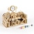 tanie Układanie puzzli-3d drewniane puzzle diy model fabryka świętego mikołaja puzzle zabawka prezent dla dorosłych i nastolatków festiwal/prezent urodzinowy
