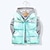 cheap Outerwear-Kids Unisex Vest Coat Outerwear Solid Color Letter Sleeveless Coat School Cool Adorable Daily Colorful disposable vest-blue Colorful disposable vest-pink Colorful disposable vest-sky blue Spring Fall