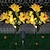 tanie Światła ścieżki i latarnie-solar flower path lights na zewnątrz led orchidea róża światła trawnika na zewnątrz ip65 wodoodporna willa ogrodowa korytarz świąteczna dekoracja lampa fluorescencyjna przyjęcie świąteczne atmosfera