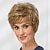 cheap Older Wigs-Classic Short Wig with Enviable Volume and Textured Layers / Multi-Tonal Shades of Blonde