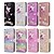 voordelige Samsung-hoesje-telefoon hoesje Voor Samsung Galaxy S24 S23 S22 S21 S20 Plus Ultra A55 A35 A25 A15 5G A54 A34 A14 Note 20 Ultra A53 A33 Wallet Card Case Strass Magnetisch Glitterglans Vlinder Glitterglans PU-nahka