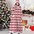 cheap Women&#039;s Robes-Women&#039;s Christmas Pajamas Nightgown Wearable Blanket Hoodie Blanket Snowflake Fashion Comfort Oversized Xmas Home FallFlannel Warm Breathable Pullover Long Sleeve Pocket Hoodie Winter Spring Silver