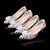 Χαμηλού Κόστους Παπούτσια Γάμου-Γυναικεία Γαμήλια παπούτσια Γόβες Δώρα Αγίου Βαλεντίνου Παπούτσια Bling Bling τσάντα βράδυ Πάρτι Πουά Γόβες γάμου Νυφικά Παπούτσια Παπούτσια παράνυμφων Τεχνητό διαμάντι Κρυσταλλάκια Αστραφτερό Γκλίτερ