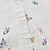 olcso Női blúzok és ingek-Női Csipke ing Póló Blúz Fűzőlyuk felső Csipke Napi Modern V-alakú Fehér Tavasz &amp; Ősz Ősz &amp; tél
