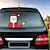 cheap Car Stickers-Santa Claus Snowman &amp; Elk Christmas Festive Decoration Car Stickers Funny Cartoon Waving Arm Rear Windshield Window Wiper Decals