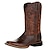 levne Cowboy &amp; Western Boots-Pánské Boty Kovbojské boty Vinobraní Klasické Venkovní PU Černá Hnědá Zima