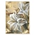 ieftine Picturi Florale/Botanice-pictură în ulei realizată manual, pictate manual, flori 3d de înaltă calitate, pânză laminată modernă contemporană (fără cadru)