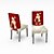 Χαμηλού Κόστους Τραπεζομάντιλα-χριστουγεννιάτικο σετ τραπεζομάντιλο κάλυμμα καρέκλας ορθογώνιο κάλυμμα τραπεζομάντιλου που πλένεται ανθεκτικά στις ζάρες γιορτινά τραπεζομάντιλα για οικογενειακή συγκέντρωση, τραπεζαρία (δεν