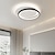 Χαμηλού Κόστους Φώτα Οροφής-Φωτιστικό οροφής led με ρυθμιζόμενο ρυθμιζόμενο αλουμίνιο ακρυλικό δίσκο απόχρωση μοντέρνου σκανδιναβικού στυλ χωνευτός φωτισμός μοντέρνα εσωτερική διακόσμηση - 40 cm λευκό