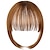 baratos Franjas-Grampo de cabelo com franja em extensões franja natural com clipe na frente franja plana pura uma peça peruca longa e reta para mulheres