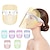 economico Apparecchi per la cura del viso-3 colori led maschera facciale led coreana terapia fotonica maschera viso macchina terapia della luce acne maschera collo bellezza led maschera