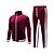 cheap Basic Tracksuits-Men&#039;s Tracksuit Sweatsuit 2 Piece Full Zip Street Winter Long Sleeve Pleuche Breathable Moisture Wicking Soft Gym Workout Running Jogging Sportswear Activewear Color Block Green Red Blue