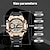 cheap Digital Watches-LIGE Men Digital Watch Chronograph Military Sports Waterproof Dual Display Calendar Chronograph Waterproof Silicone Strap Watch