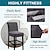 cheap Dining Chair Cover-Stretch Velvet Bar Stool Cover Counter Height Pub Chair Slipcover for Dining Room Cafe Non Slip with Elastic BottomThick Soft Style