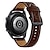 voordelige Samsung horlogebanden-Horlogeband voor Samsung Watch 3 45mm, Galaxy Wacth 46mm, Gear S3 Classic / Frontier, Gear 2 Neo Live Echt leer Vervanging Band 22mm Polsbandje