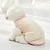 abordables Vêtements pour chiens-manteau pour chien, gilet pour chien bloc de couleur vêtements pour chiens d&#039;hiver en plein air ordinaires vêtements pour chiots tenues pour chiens bleu chaud jaune rose rose costume pour fille et