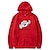 cheap Everyday Cosplay Anime Hoodies &amp; T-Shirts-One Piece Film: Red Monkey D. Luffy Hoodie Cartoon Manga Anime Front Pocket Graphic For Couple&#039;s Men&#039;s Women&#039;s Adults&#039; Hot Stamping Casual Daily
