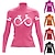 cheap Women&#039;s Jerseys-Women&#039;s Cycling Jersey Long Sleeve Bike Top with 3 Rear Pockets Mountain Bike MTB Road Bike Cycling Breathable Quick Dry Moisture Wicking Reflective Strips Green Rosy Pink Royal Blue Graphic