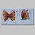 abordables Peintures animaux-Mintura main papillon peintures à l&#039;huile sur toile mur art décoration moderne abstrait animaux image pour la décoration intérieure roulé sans cadre non étiré peinture