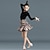 voordelige Kinderdanskleding-Kinderdanskleding Rokken Plooien Patroon / Print Ruches Voor meisjes Prestatie Opleiding Lange mouw Polyester Fluweel