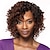 お買い得  古いかつら-黒人女性のためのショートカーリーアフロウィッグサイド前髪合成繊維アフロ変態カーリーウィッグ自然な髪アフリカ系アメリカ人ヘアスタイルコスチュームウィッグ