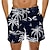 cheap Men&#039;s Board Shorts-Men&#039;s Board Shorts Swim Shorts Swim Trunks Summer Shorts Beach Shorts Drawstring with Mesh lining Elastic Waist Coconut Tree Print Graphic Prints Breathable Quick Dry Short Holiday Beach Swimming Pool