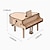 billige Puslespill-3D-oppgaver for voksne barn gjør-det-selv-musikkboks - pianohåndsveiv gravert musikkboks trebygg-diy-sett for voksne skrivebordsdisplay gave til gutter/jenter (piano)