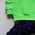 cheap Sets-2 Pieces Toddler Boys Hoodie &amp; Pants Outfit Letter Number Long Sleeve Set Casual Active Fashion Winter Fall 3-7 Years Light Green
