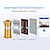 tanie Kamery IP wewnętrzne-tuya smart wifi door eye hole ip security 1080p hd camera onvif wide angle fisheye lens 1.66mm cctv network mini peephole audio p2p tf card