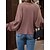 cheap Blouses &amp; Shirts-Women&#039;s Sweatshirt Pullover Basic Coffee Solid Color Street Long Sleeve Round Neck