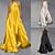 זול עיצוב שמלות מסיבה-שמלת מסיבה לנשים כתם מקסי שמלה ארוכה לבן שחור צהוב ללא שרוולים צבע טהור קפיץ אביב קיץ צווארון צוואר אלגנטי מסיבה 2023 s m l xl 2xl 3xl